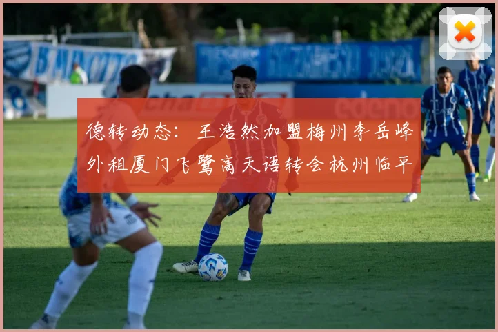 德转动态：王浩然加盟梅州李岳峰外租厦门飞鹭高天语转会杭州临平吴越